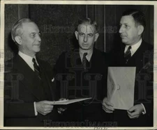 1939 Press Photo Conference Over Uncle Sam's Threat To Remove Food Stamp Plan