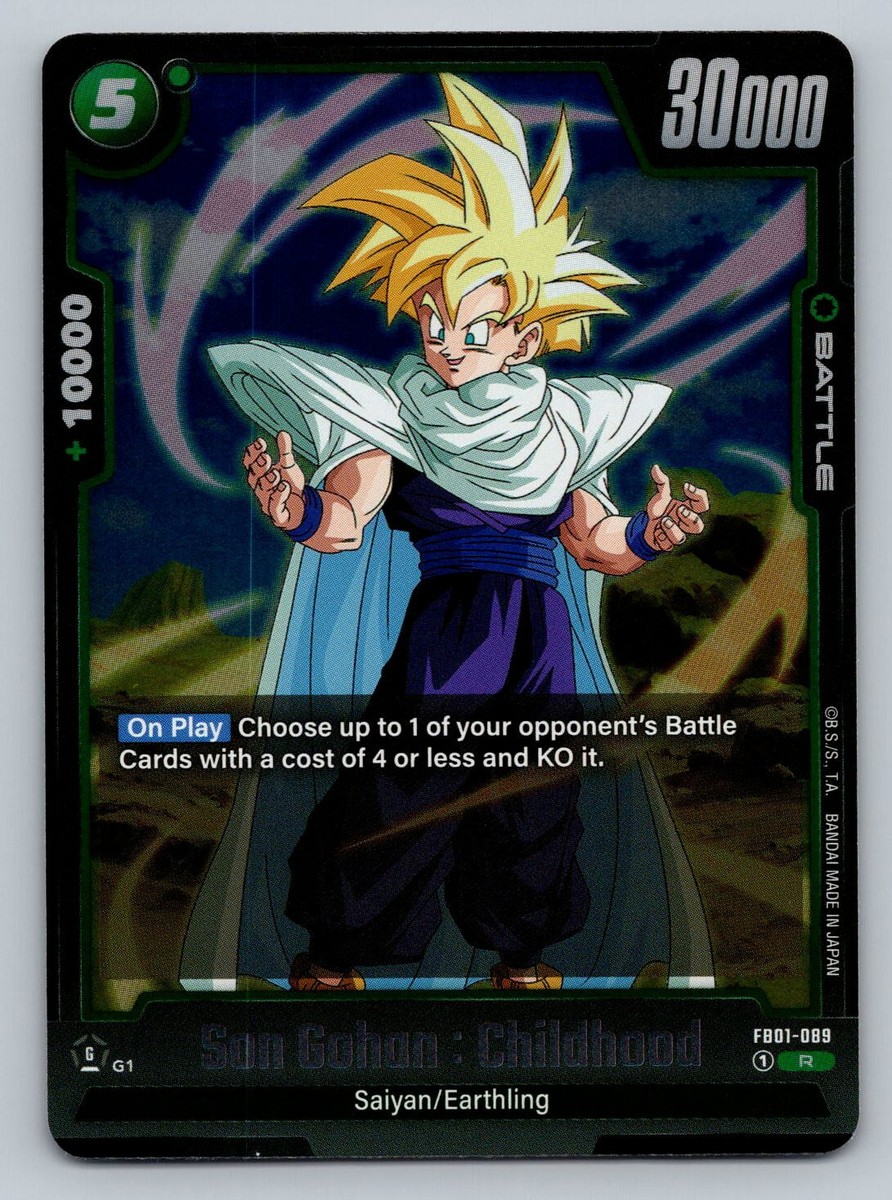 Dragon Ball Super Card Game Fusion World Son Gohan : Childhood