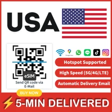[eSIM] USA Travel E SIM Card DATA eSIM United States Estado unidos esim viajar🛜