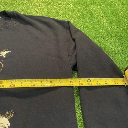 Vintage 1996 Snowman Crewneck Sweatshirt Black Size X-Large Winter 90s Escargot - Bild 9 von 10