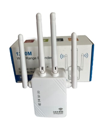 ANDHOT 2023 Neuer WLAN-Extender, 1200 Mbit/s, 5 GHz und 2,4 GHz WLAN-Verstärker,