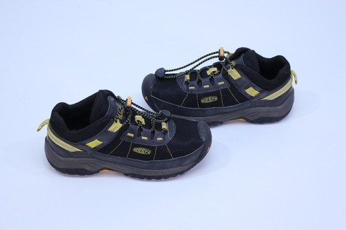 Keen Targhee Black Hiking Shoes 2 Trail Sneakers Boys Youth TD Sport Yellow Draw - Picture 16 of 22