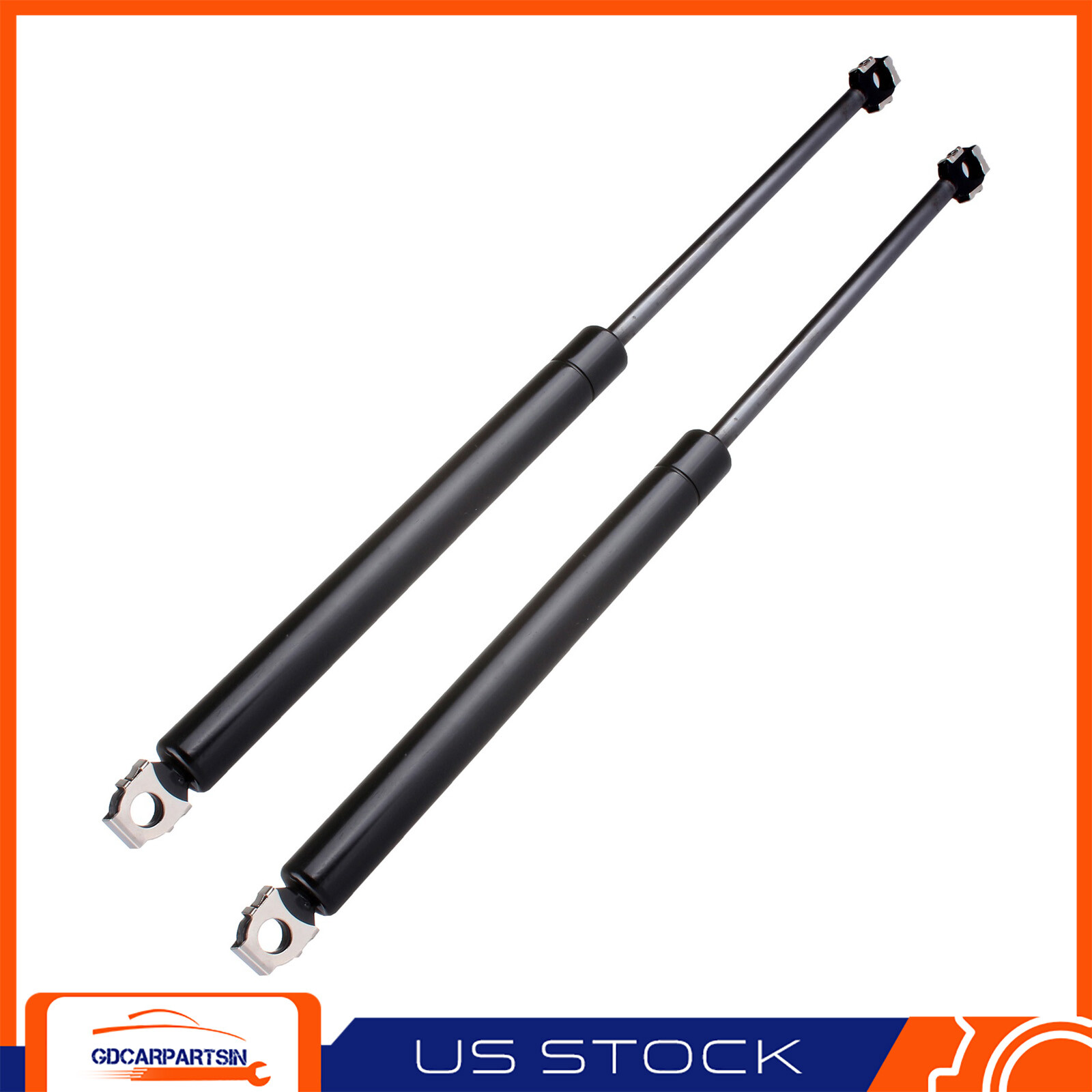Qty(2) Rear Trunk Lift Supports Struts For 1989-1995 BMW 525i 530i W/O Spoiler