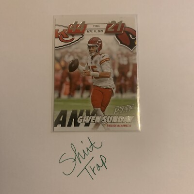 2023 Panini Prestige Any Given Sunday Patrick Mahomes II #AGS-1