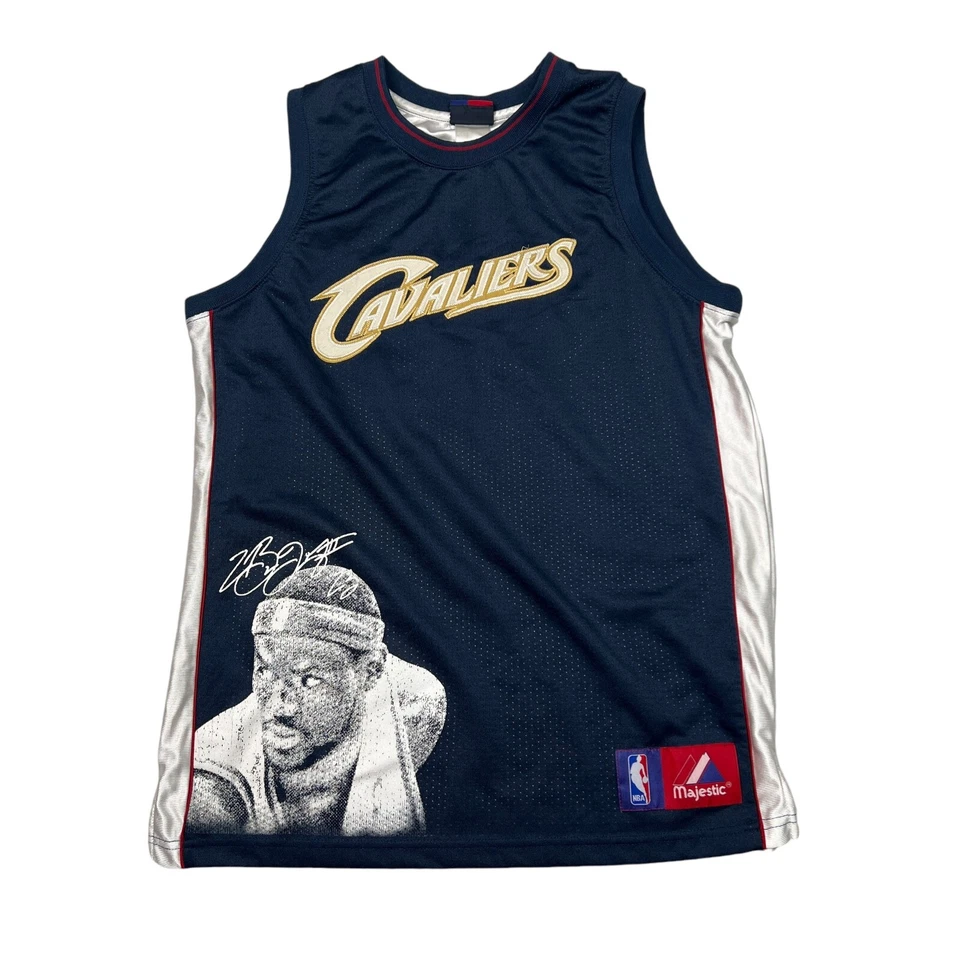 Camiseta basquete juvenil NBA Cavaliers Lebron James 23 Picture Face 18/20 - Imagem 2 de 4