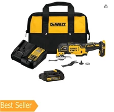 DEWALT 20V MAX XR Oscillating Tool Kit, 3 Speed, With Blades