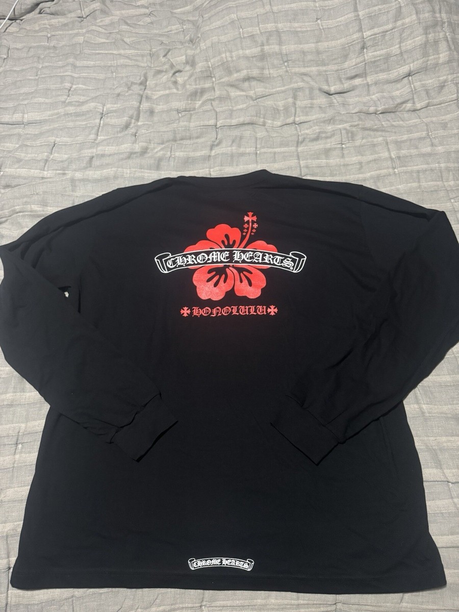 Tシャツ・カットソー Chrome Hearts Honolulu Exclusive Tee Size XXL Chrome Hearts Honolulu Exclusive Tee Hibiscus