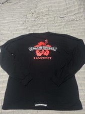 Size XXL Chrome Hearts Honolulu Exclusive Tee Hibiscus Longsleeve Black 2XL