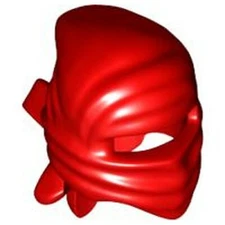 Lego Red NINJA WRAP Headgear Kai Ninjago -30177- NEW