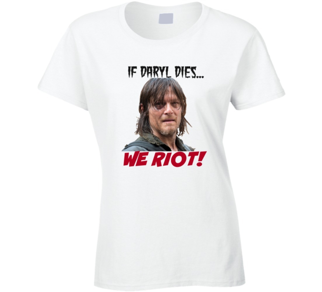 Camiseta Unisex 'Fear The Living' The Walking Dead - Algodón 100%, Blanco