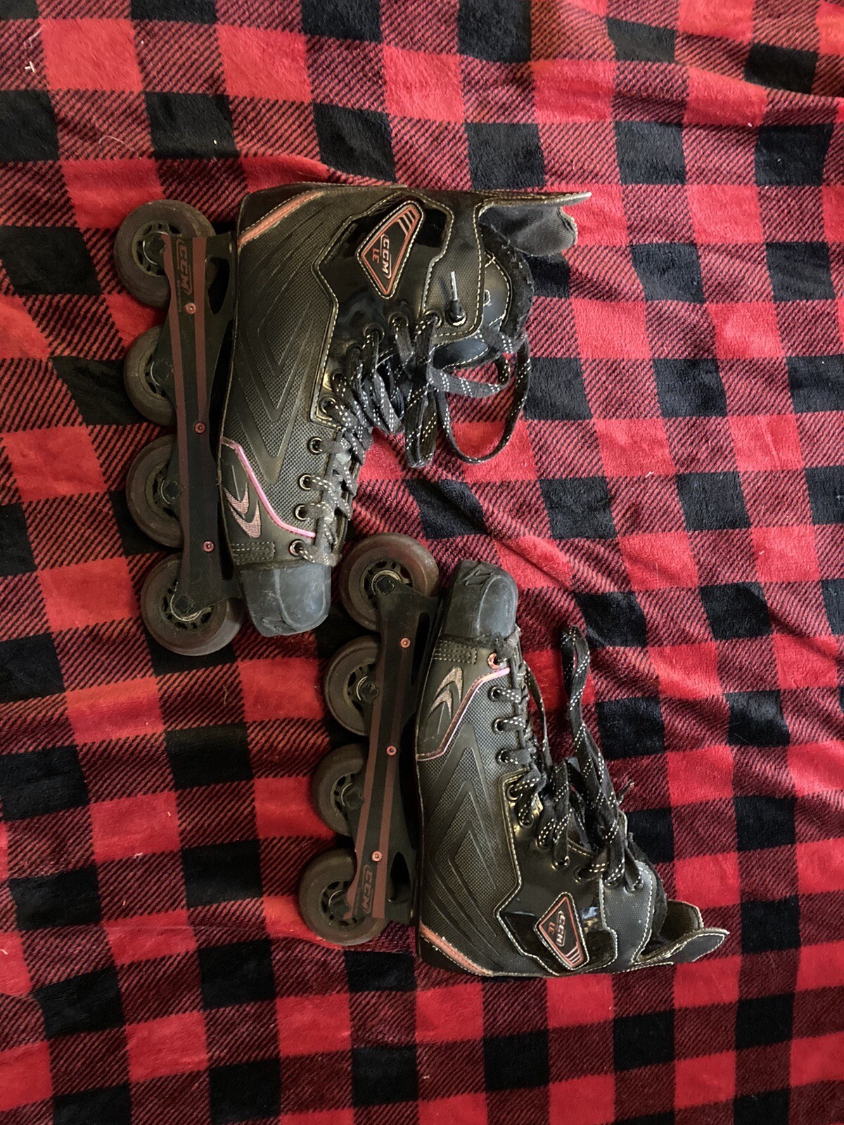 CCM LE Roller Hockey Skates Size 10.5D Black 88 eBay