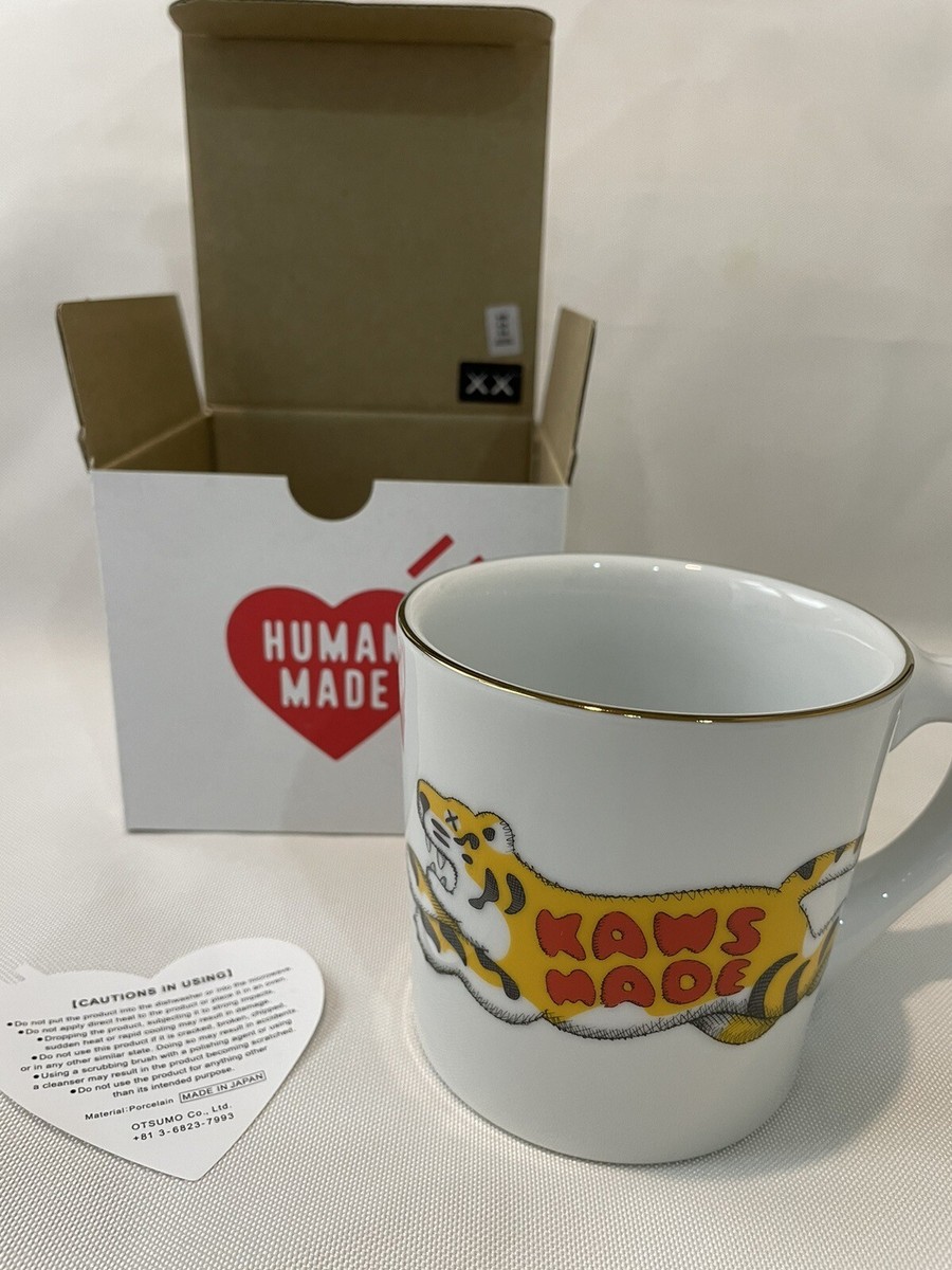 Human Made Kaws Humanmade Collab Coffee Porcelain Mug Cup Tiger 