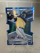 2023 Panini Elite Extra Edition Auto RC Aspirations Die Cut Mike Boeve /89 