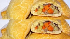 12 pcs of freshly baked meat pies that are securely packaged with free shipping.
