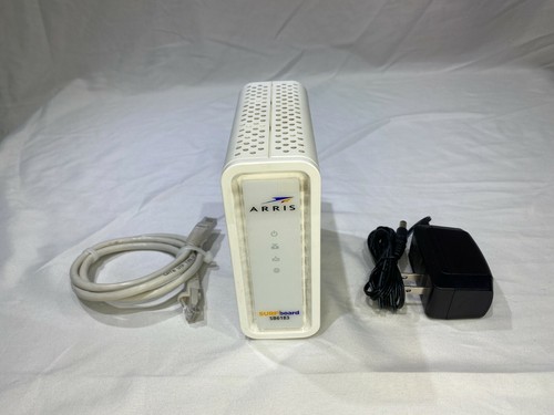 Arris SB6183 SurfBoard 16x4 DOCSIS 3.0 Cable Modem - COMPLETE w/power adapter - Picture 1 of 5