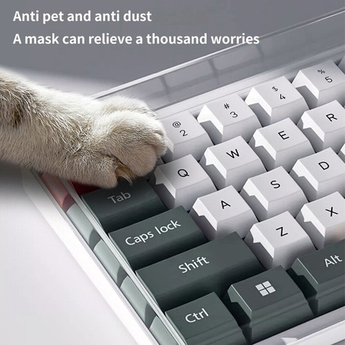 78/108 Keys Acrylic Transparent Dust-Proof Keyboard Case Mechanical Keyboard - Picture 9 of 13