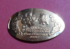 Tokyo Disney SEA elongated penny JAPAN cent December 2009 coin 8 Years FLOUNDER