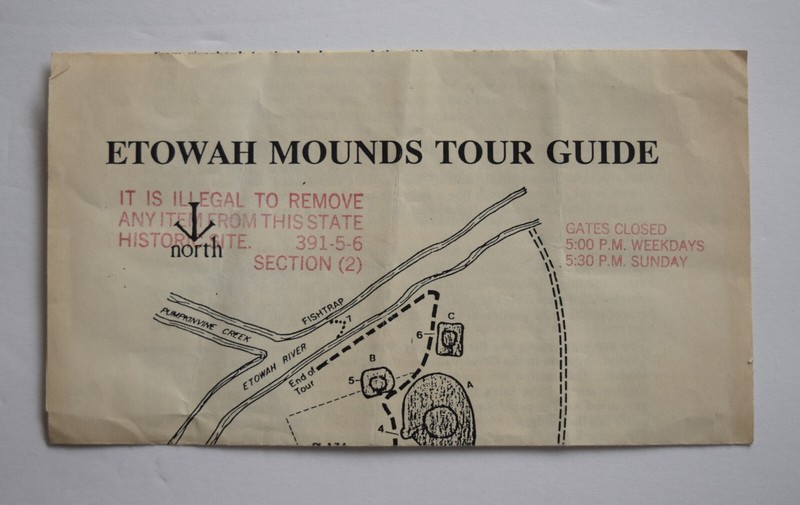 ETOWAH MOUNDS TOUR GUIDE, Georgia