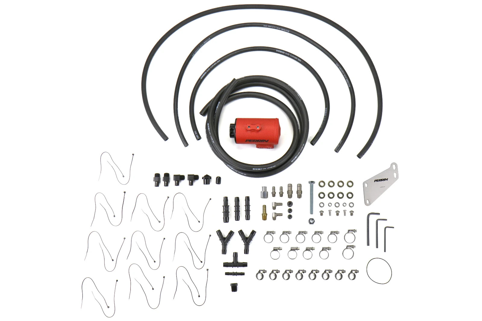 Perrin Red Air Oil Seperator for 02-07 Subaru WRX & STI PSP-ENG-605RD ...