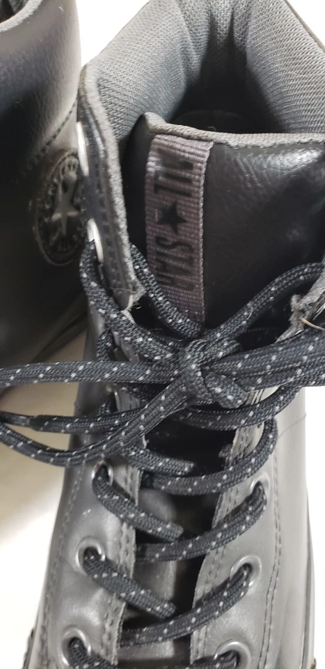 Zapatos de caña alta Converse Chuck Taylor All Star 650007C Juniors 5 negros grises Foto 3 de 4