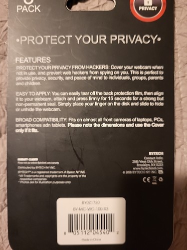 3 pezzi cover webcam protezione fotocamera laptop blocco fotocamera blocco webcam B1 - Foto 2 di 2