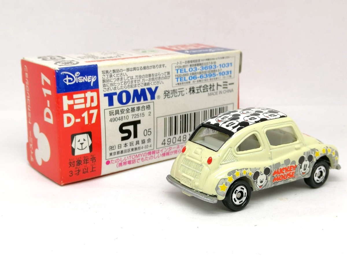 TOMICA DISNEY D-17 Mickey Mouse Subaru 360 1/50 TOMY DIECAST CAR