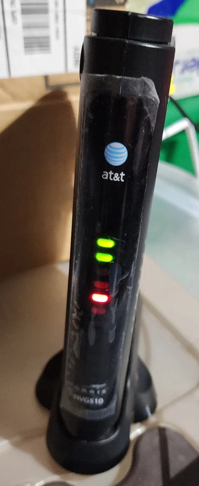 AT&T Arris Wireless Router NVG510 With Stand - For AT&T U-Verse WiFi & Phone - Image 2 of 3