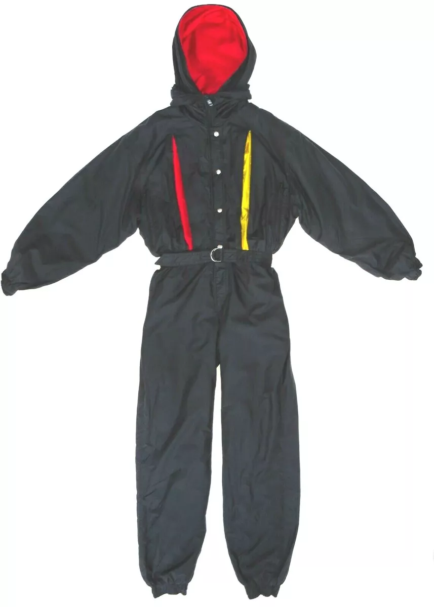 COMBINED NYLON JUMPSUIT - Black