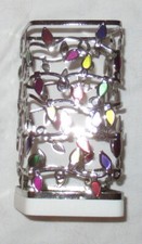 Bath  Body Works SOAP Sleeve Holder Holiday CHRISTMS LIGHTS purple, red, green