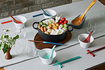 Le Creuset Chopsticks Rainbow 5 Color Set Dinnerware Japan NEW | eBay