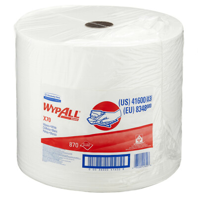 Kimberly Clark Wypall X70 Wischtücher Großrolle 870 Tücher 1-lagig, ersetz 8384