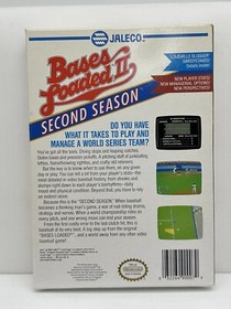 Bases Loaded II 2 Nintendo NES Near CIB with Box and Poster Tested and Working