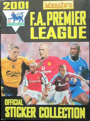 Merlin Premier League 2001 Stickers Choose The Numbers You Need