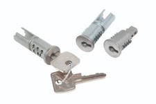 JAGUAR E-TYPE LOCK BARREL SET 3 PIECE WITH KEYS S1-2 FHC 1961-1971 BD11999/KF