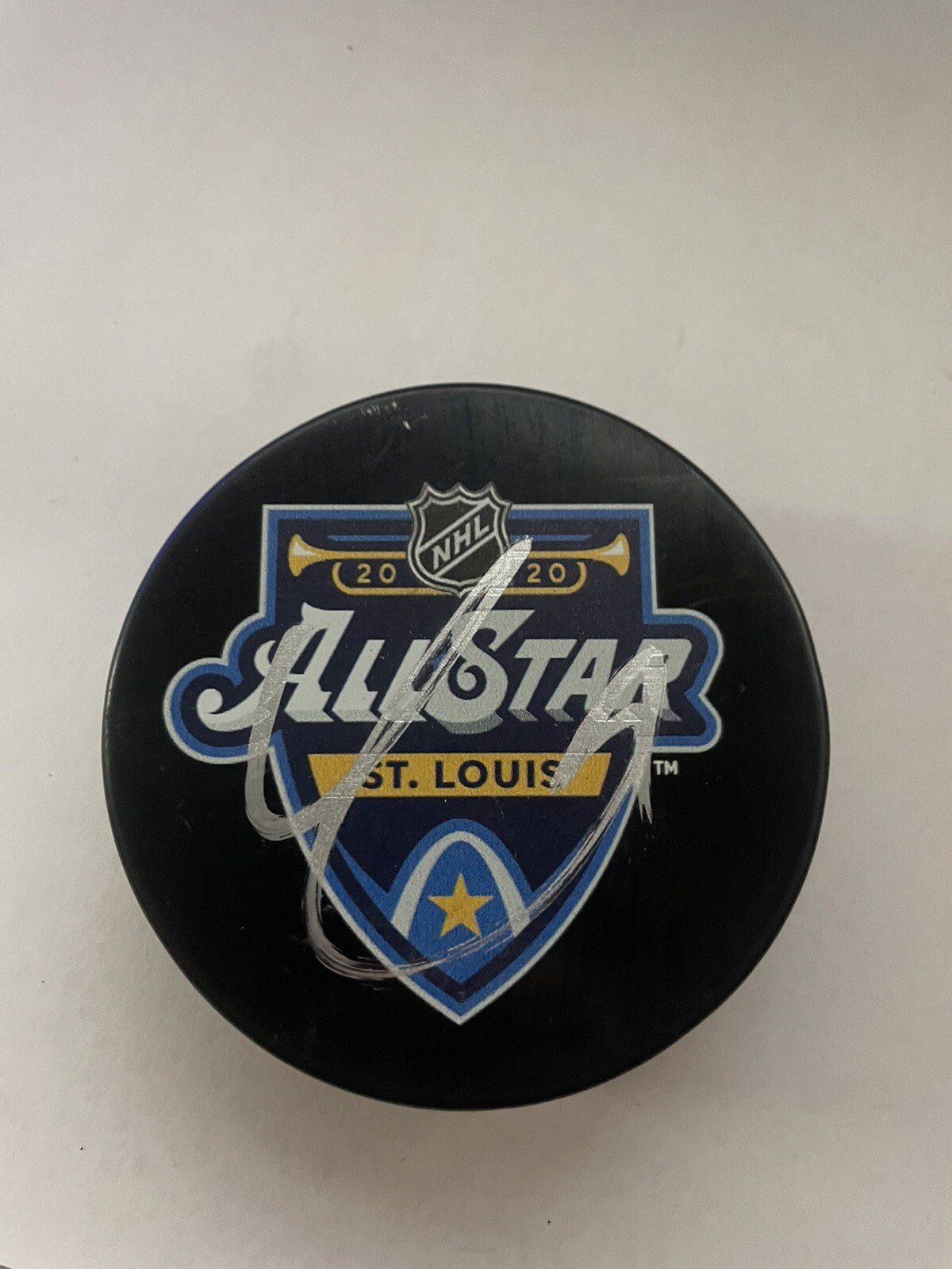 clayton keller Autographed Signed Arizona Coyotes OFFICIAL HOCKEY PUCK BAS COA 