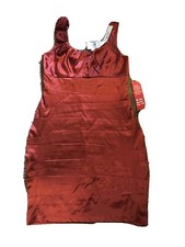Corey P Red Rose Dress Size 10 Gorgeous Sexy Elegant Brand New With Tags