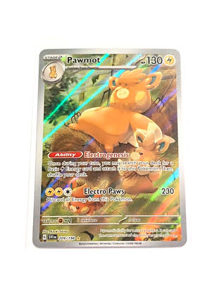 Pawmot 209/198 IR Full Alt Art Scarlet & Violet Base Set POKEMON