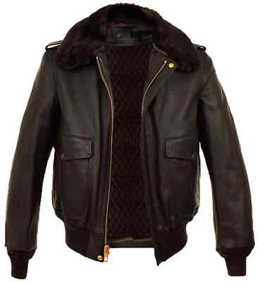 Aviator A2 Flight Irvin Brown Bomber Motorcycle Biker Genuine Leather Jacket,NEW