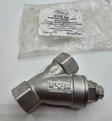 W.E Anderson Stainless Steel CF8M Y-Strainer 230 BSP 1/4''