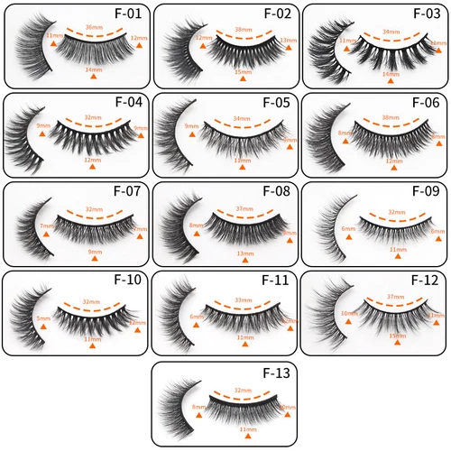 3D Mink Nature Eyelashes Lightweight Comfortable to Wear Dramatic Lash Extension - Picture 4 of 25