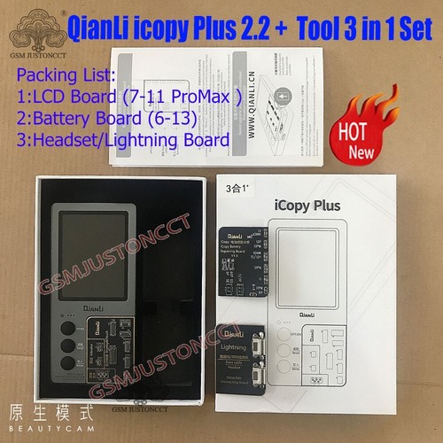 Programador original de reparación de color con pantalla LCD Qianli iCopy Plus para iPhone 7-14 - Imagen 9 de 13