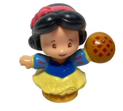 Fisher Price Little People Disney Princess Snow White Figure Holding Pie