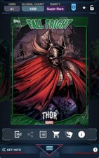 Topps Marvel Collect 2024 Fall Fright Green Season 2 - Thor