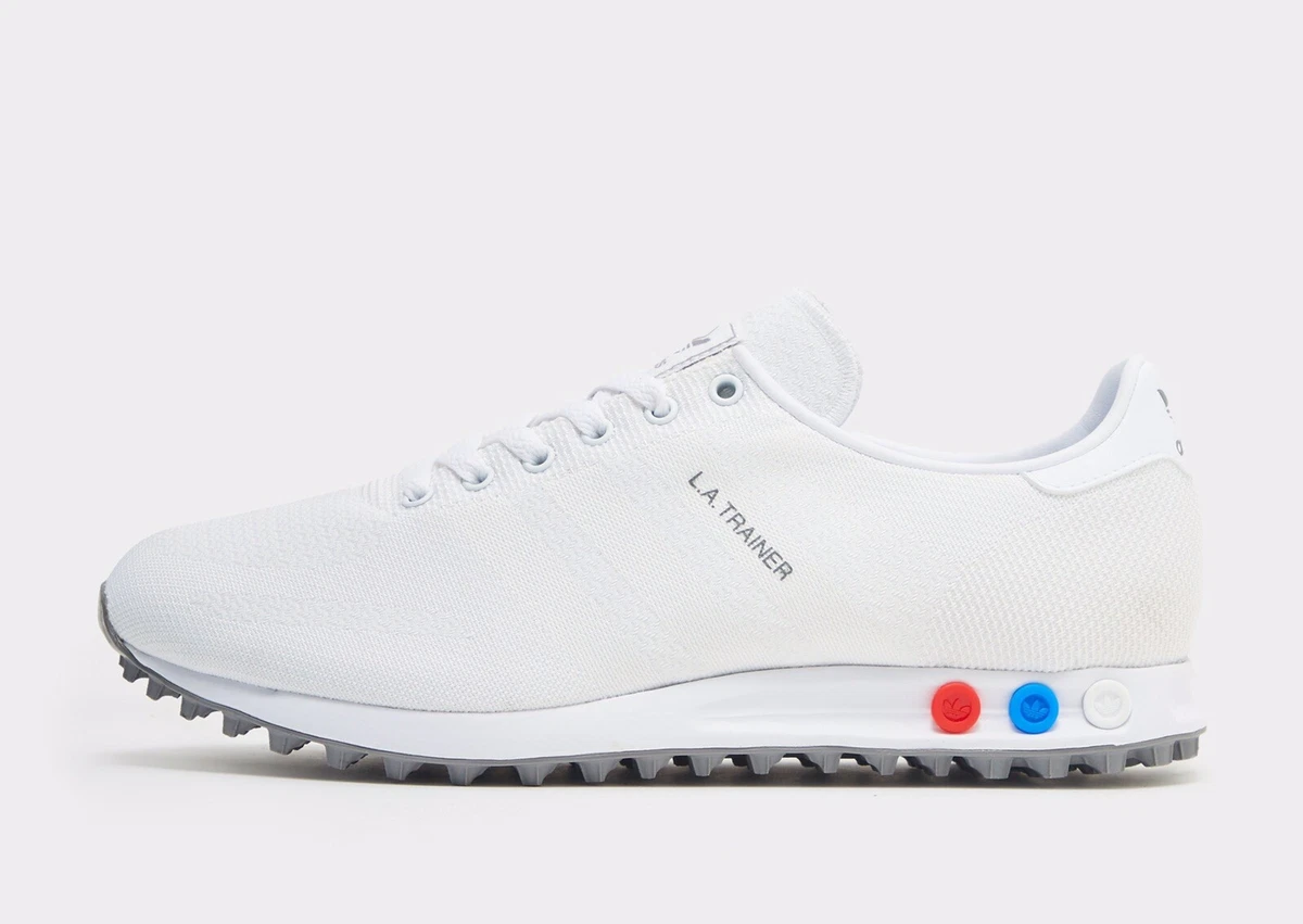 adidas Originals LA Trainer Weave Men s White Trainers Sneakers