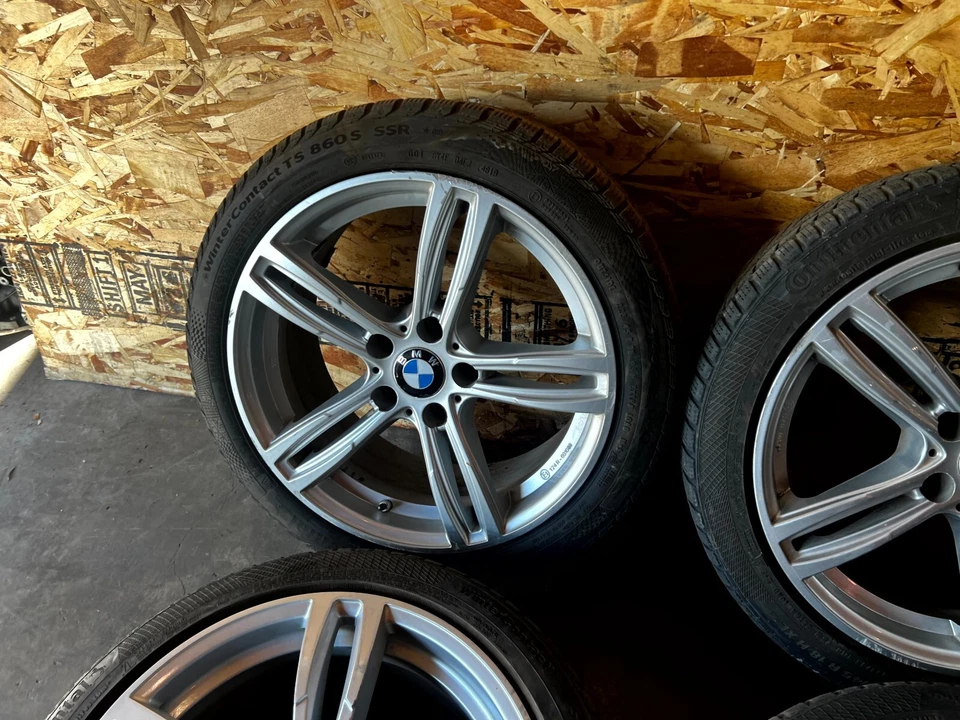 JUEGO LLANTAS BMW F30 F32 F36 18" PULGADAS M-SPORT ALEACIÓN LLANTAS CON NEUMÁTICOS 100K Foto 4 de 4