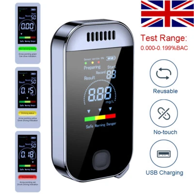 Pro Police LCD Digital Breath-Alcohol Tester Breathalyser Self Analyzer Detector