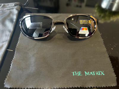 Pack De 4 Paires De Lunettes De Soleil Polarizées Matrix - Style Neo & Agent Smith - Noir Métal - Avec Pochette Gravée