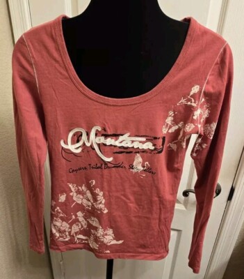 (D25) LTB Vintage Aesthetic Montana Long Sleeved Tshirt Size Small