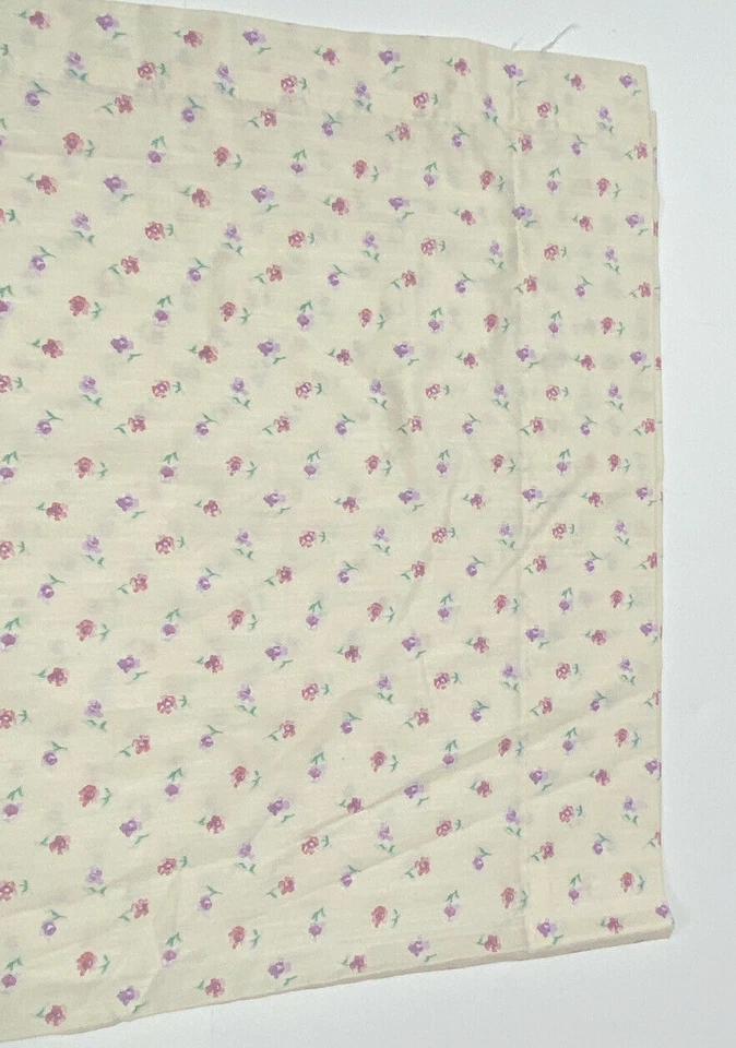 2 Paneles Cortinas Amarillas Pálidas Hechas a Medida Estampado Floral Shabby Chic Rosa Foto 4 de 4