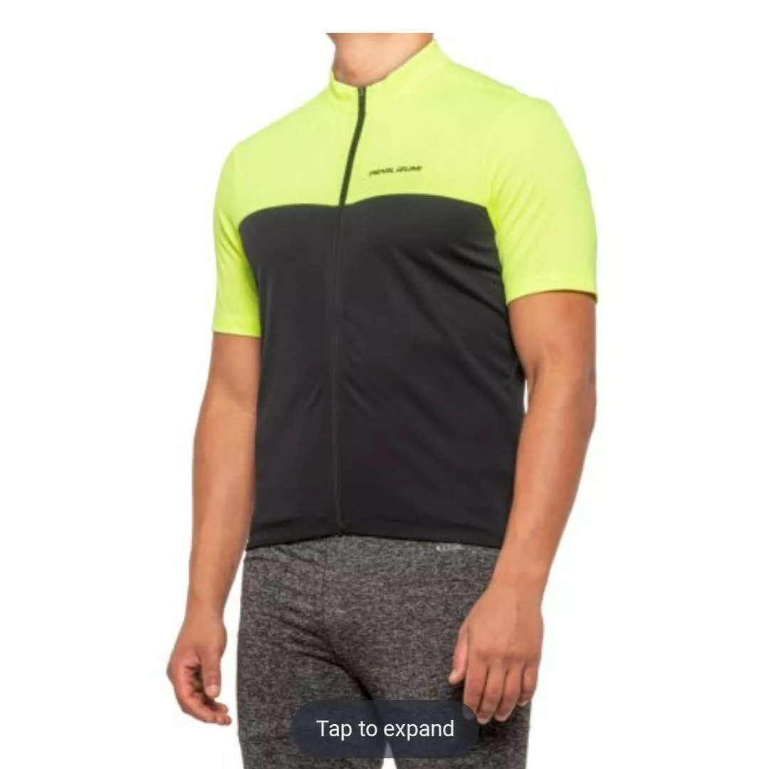 NEW Mens Small Pearl Izumi Quest Cycling Jersey Green/Black Relaxed Fit  MSRP $55